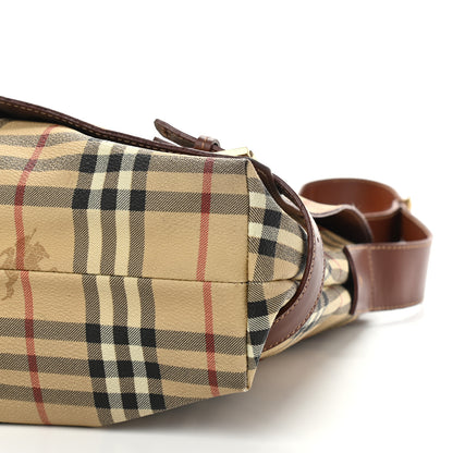 Burberry Haymarket Check Messenger Bag Brown 12 of 21
