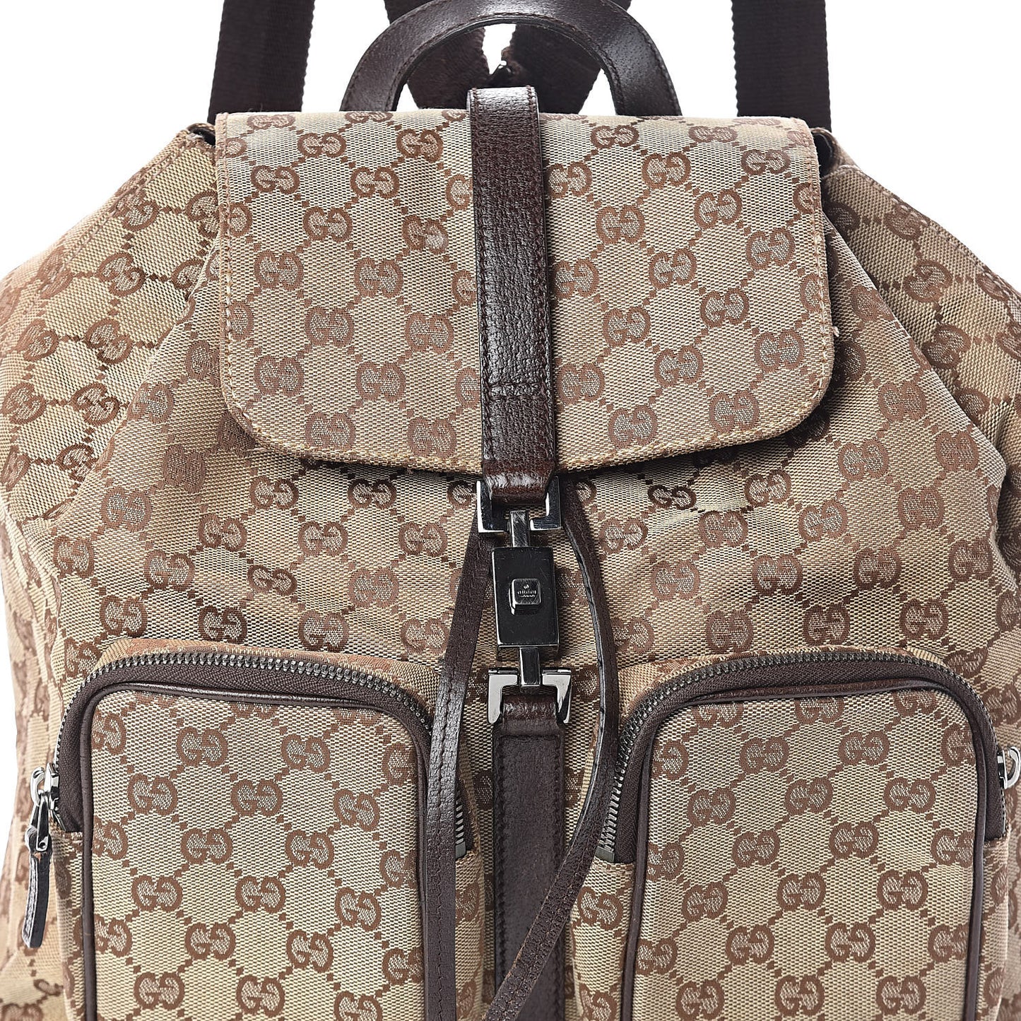 Monogram Backpack Dark Brown