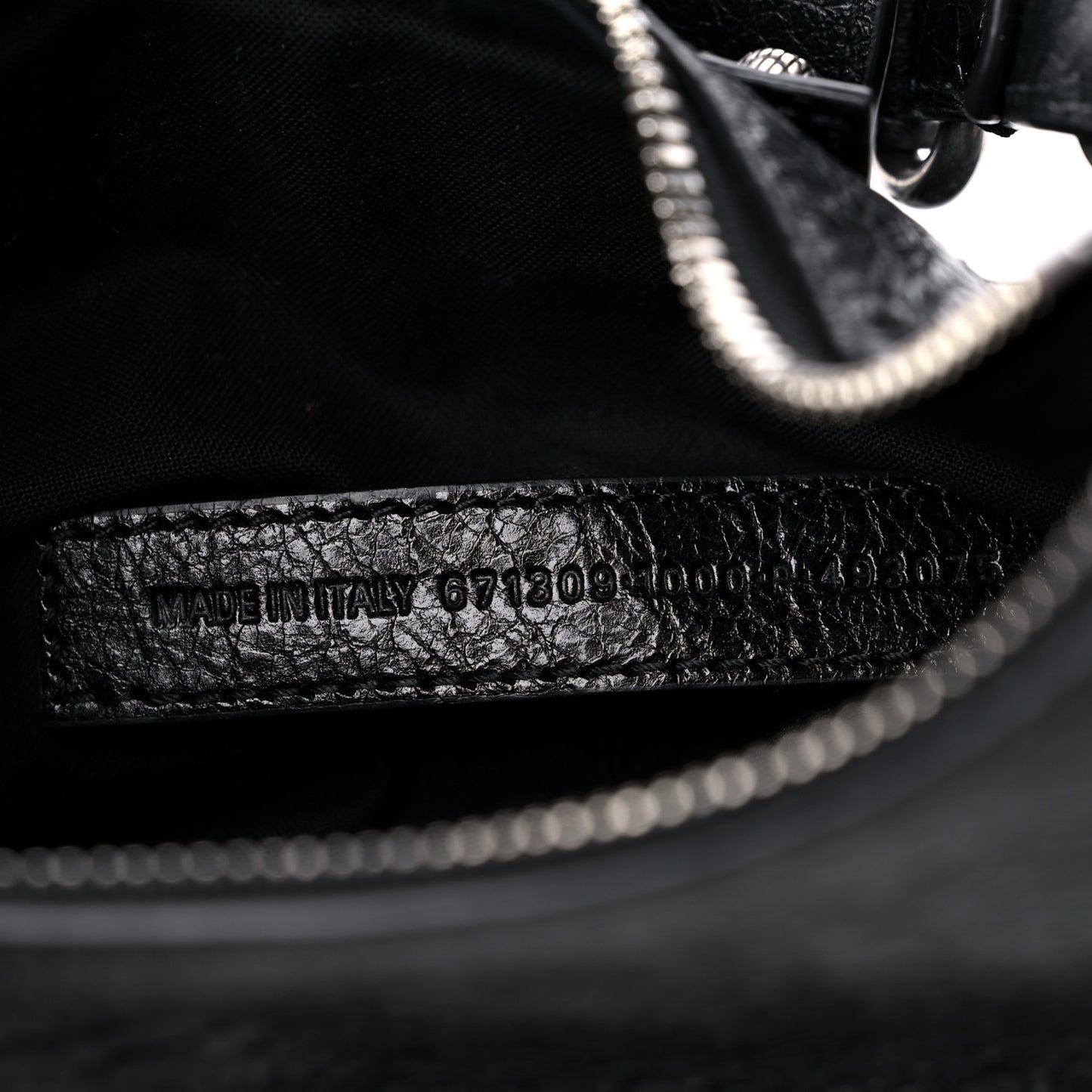 Agneau Arena Le Cagole Shoulder Bag XS Black
