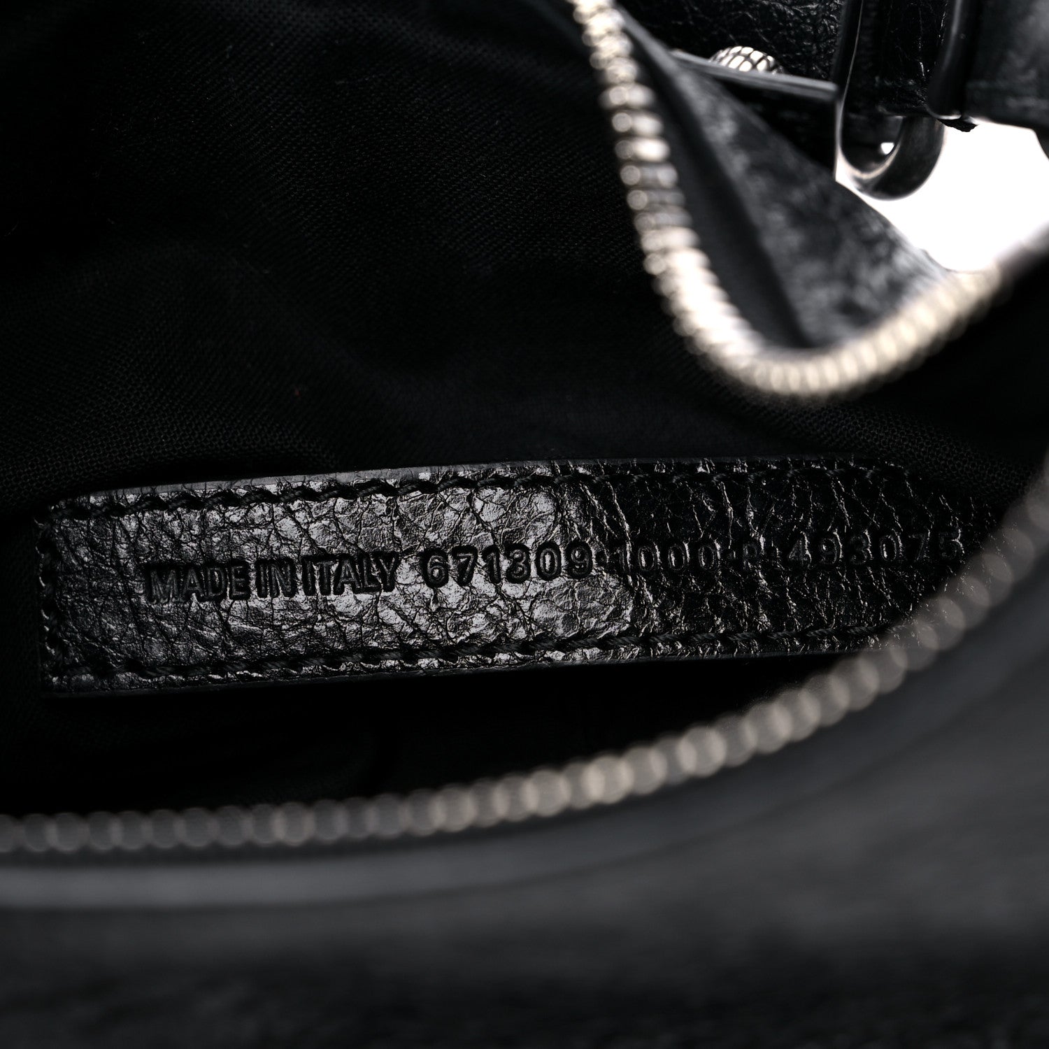 Balenciaga Agneau Arena Le Cagole Shoulder Bag XS Black 8 of 10