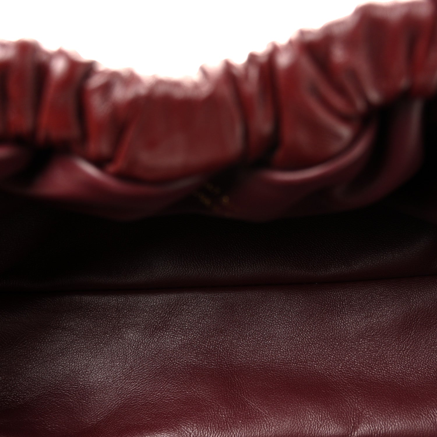 Mansur Gavriel Lambskin Cloud Mini Clutch Pomegranate 5 of 9
