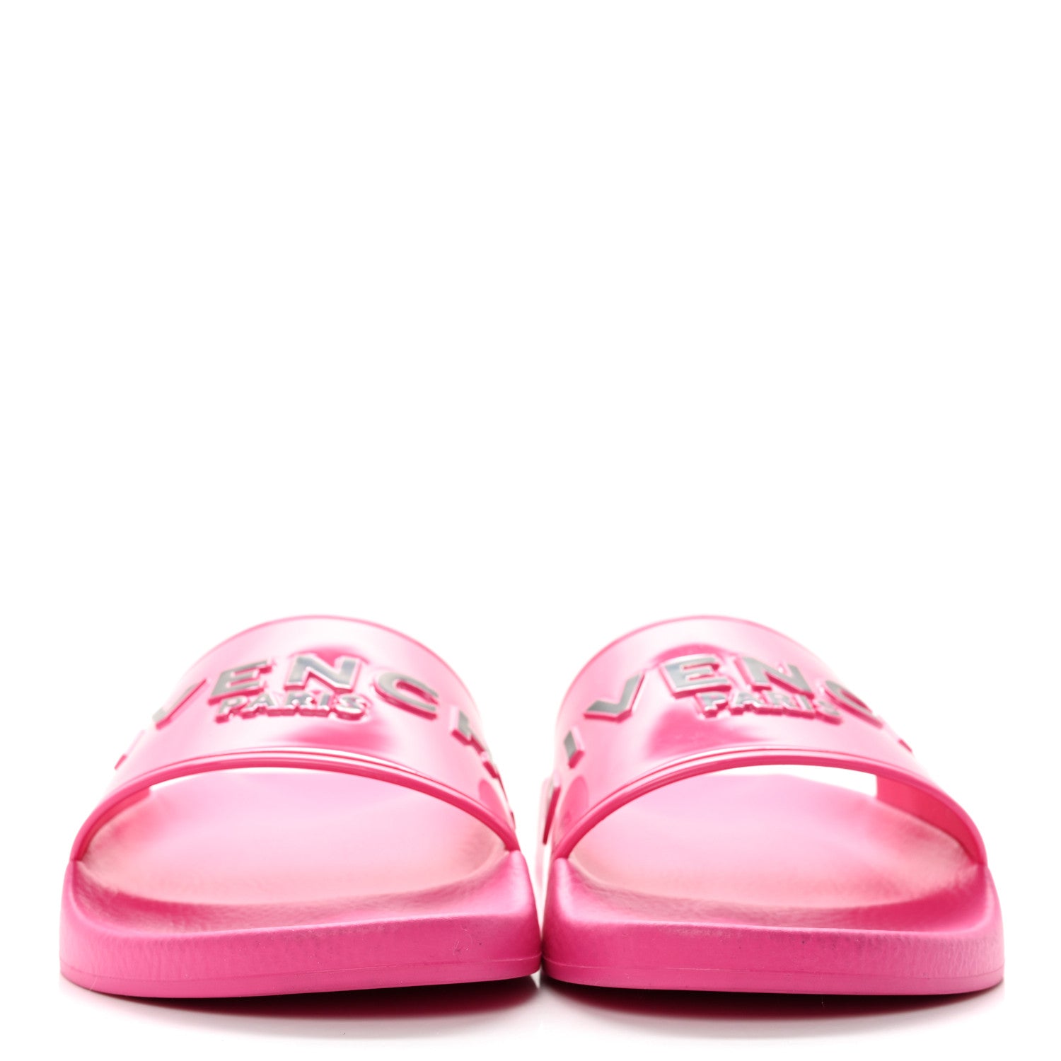Givenchy Rubber Womens Logo Womens Pool Slides 40 Sandals Pink 2 of 8