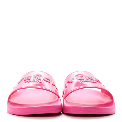 Givenchy Rubber Womens Logo Womens Pool Slides 40 Sandals Pink 2 of 8