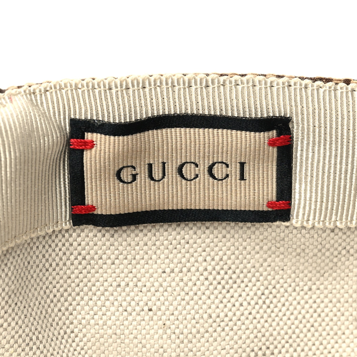 Gucci Monogram Jumbo GG Baseball Hat L 58 Camel Ebony 8 of 10