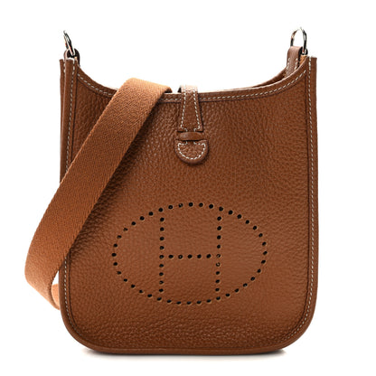 Hermes Taurillon Clemence Evelyne TPM Gold 1 of 14