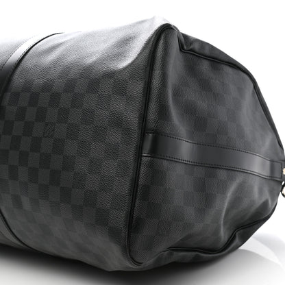 Louis Vuitton Damier Graphite Keepall Bandouliere 55 10 of 12