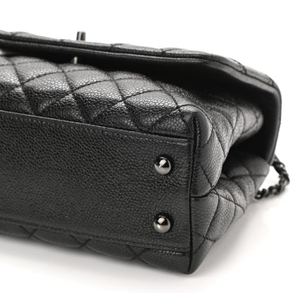 Chanel Caviar Quilted Mini Coco Handle Flap So Black 10 of 10