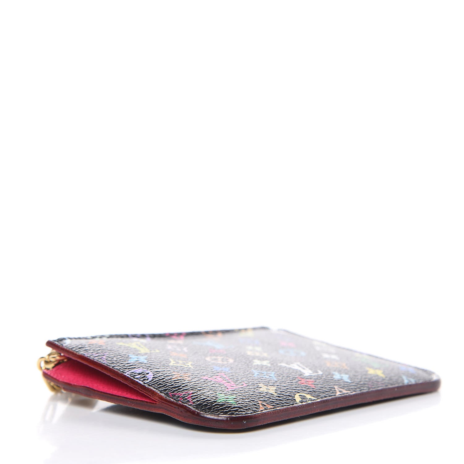 Louis Vuitton Monogram Multicolor Key Pouch Black Grenade 4 of 8