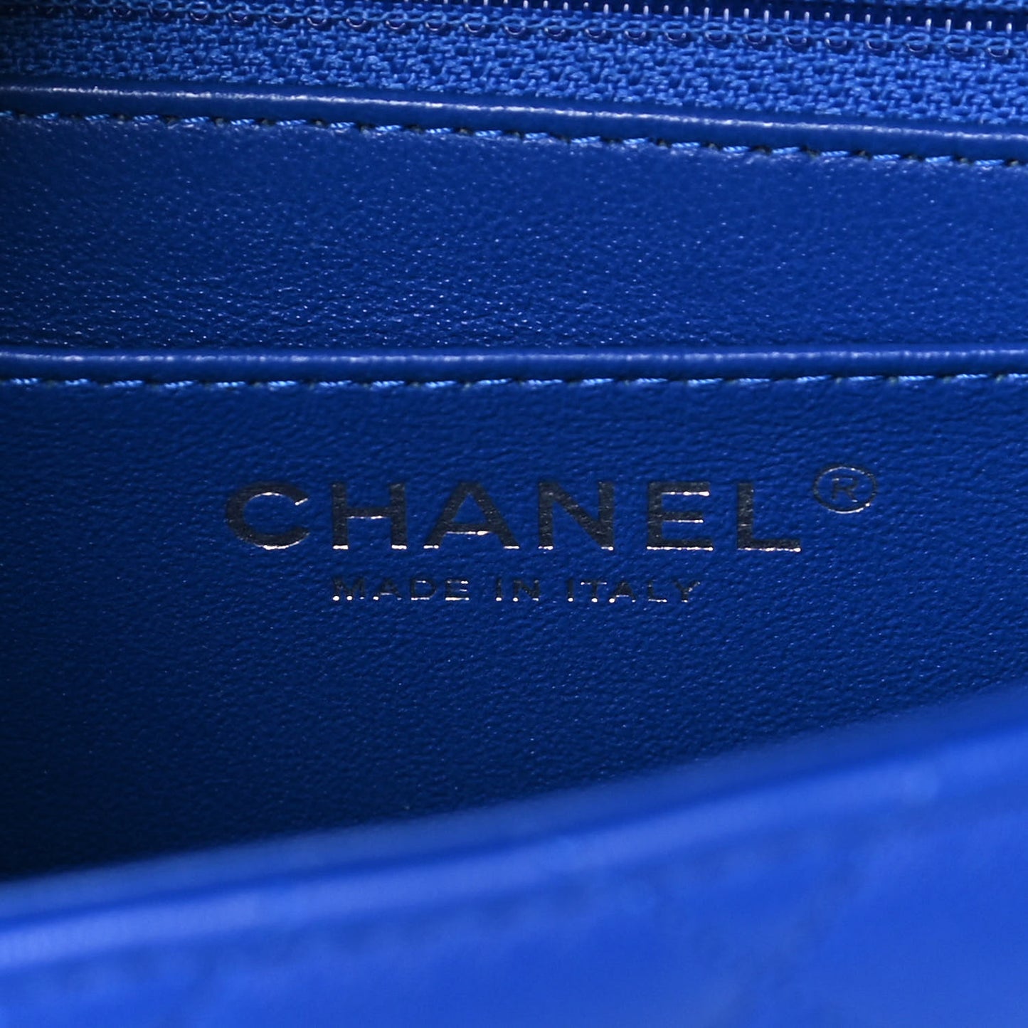 Lambskin Quilted Mini Square Flap Royal Blue