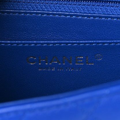 Chanel Lambskin Quilted Mini Square Flap Royal Blue 5 of 10