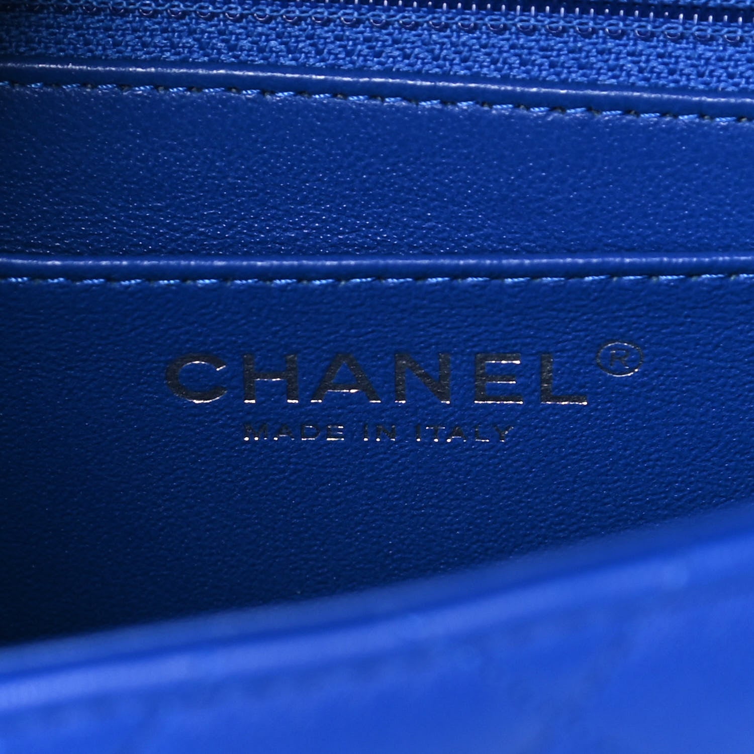 Chanel Lambskin Quilted Mini Square Flap Royal Blue 5 of 10