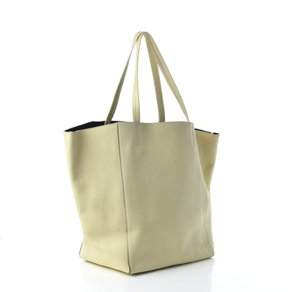Celine Grained Calfskin Medium Horizontal Cabas Phantom Yellow 3 of 10