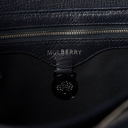 Mulberry Shiny Goatskin Bayswater Shoulder Bag Midnight 8 of 10
