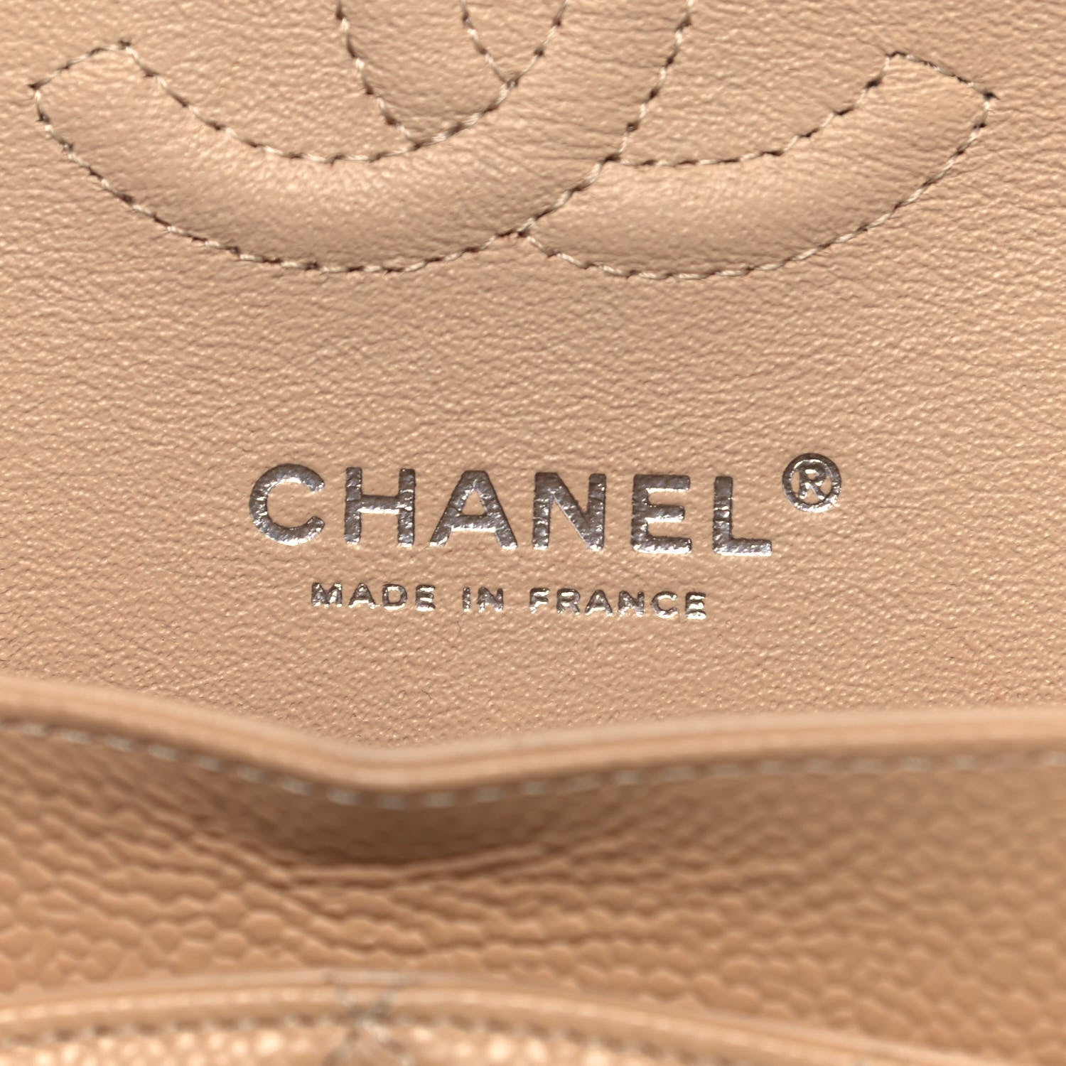 Chanel Caviar Quilted Small Double Flap Beige 6 of 12