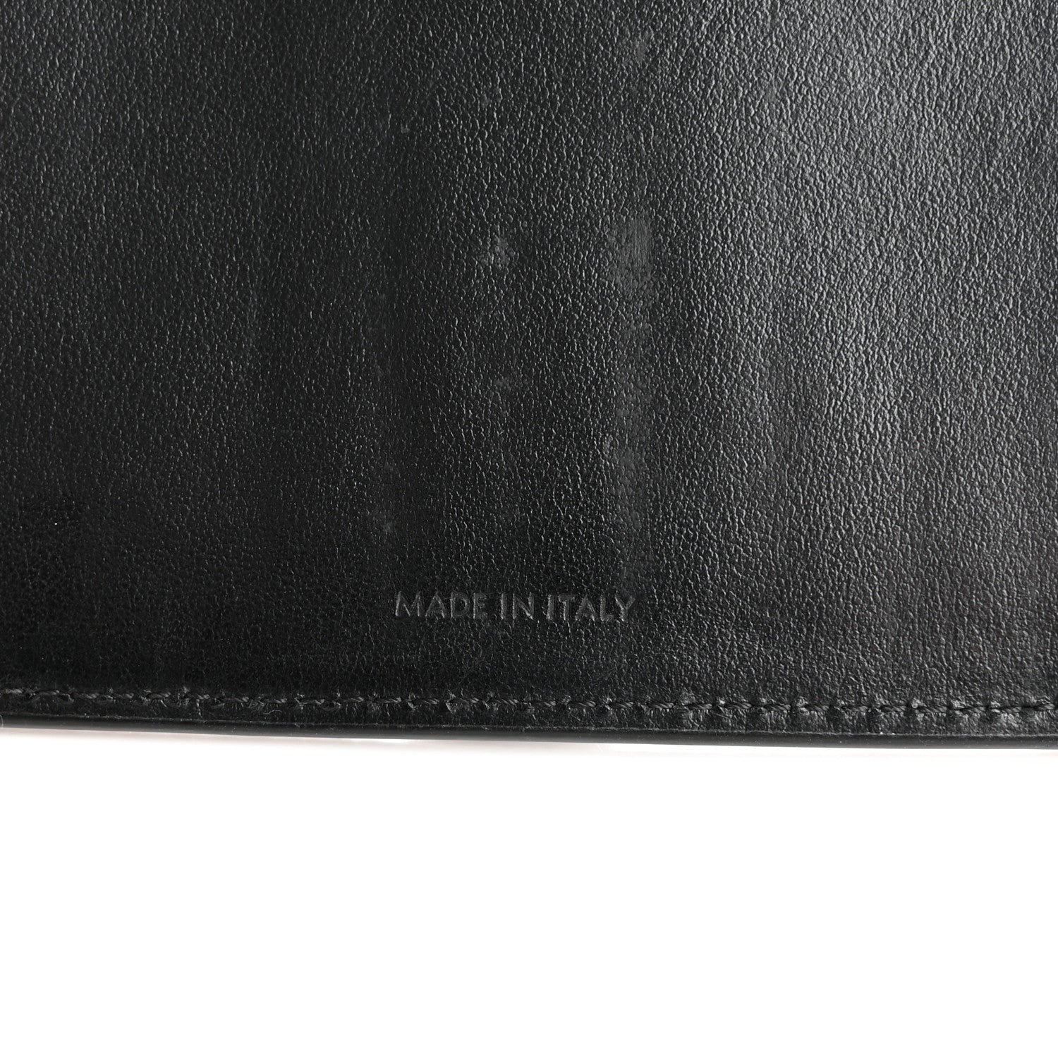 Celine Grained Calfskin Medium Multifunction Strap Wallet Black 6 of 9