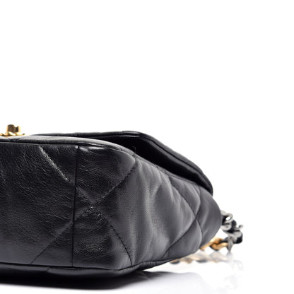 Chanel Lambskin Quilted Medium Chanel 19 Flap Black 9 of 9