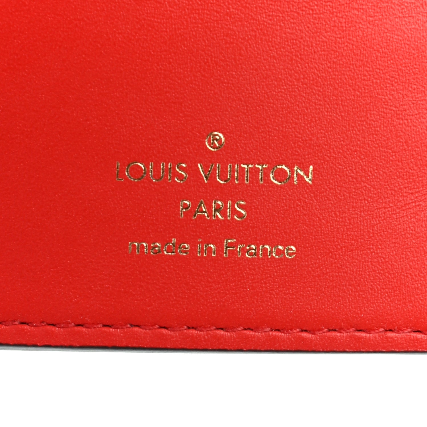 Louis Vuitton Monogram Flower Lock Compact Wallet Coquelicot 6 of 7