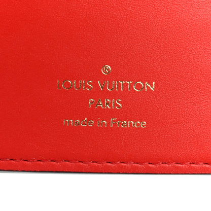 Louis Vuitton Monogram Flower Lock Compact Wallet Coquelicot 6 of 7