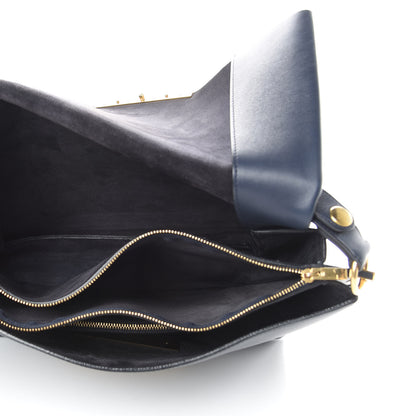 Celine Calfskin Blade Flap Navy 5 of 17