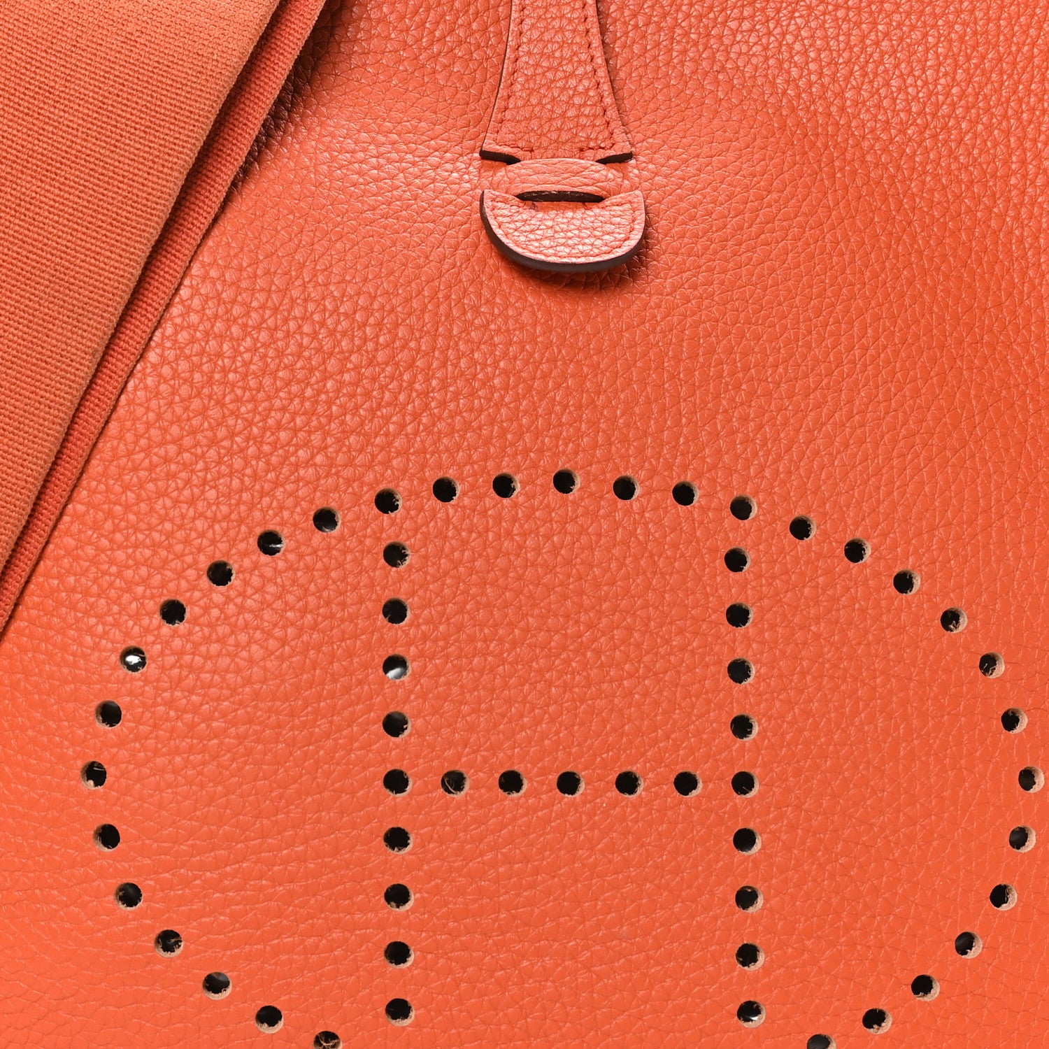 Hermes Taurillon Clemence Evelyne III PM Orange 8 of 11