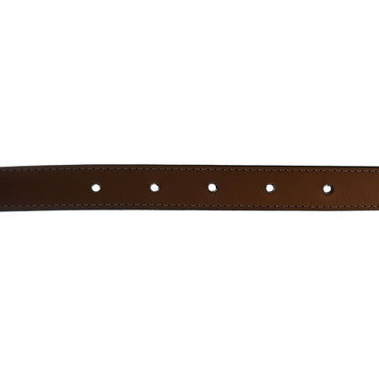 Gucci Moon Calfskin Double G 20mm Belt 75 30 Natural Tan 4 of 5