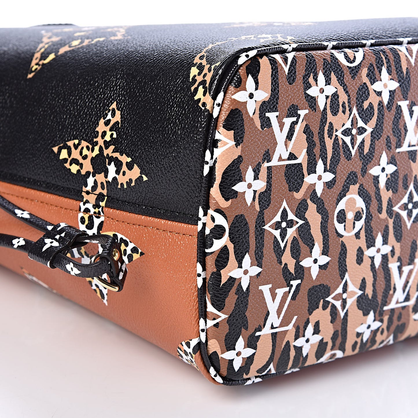 Monogram Giant Jungle Neverfull MM Black