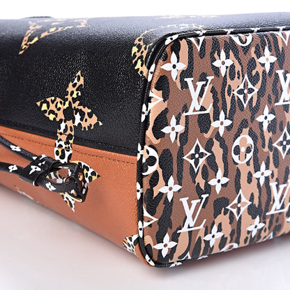 Louis Vuitton Monogram Giant Jungle Neverfull MM Black 10 of 11