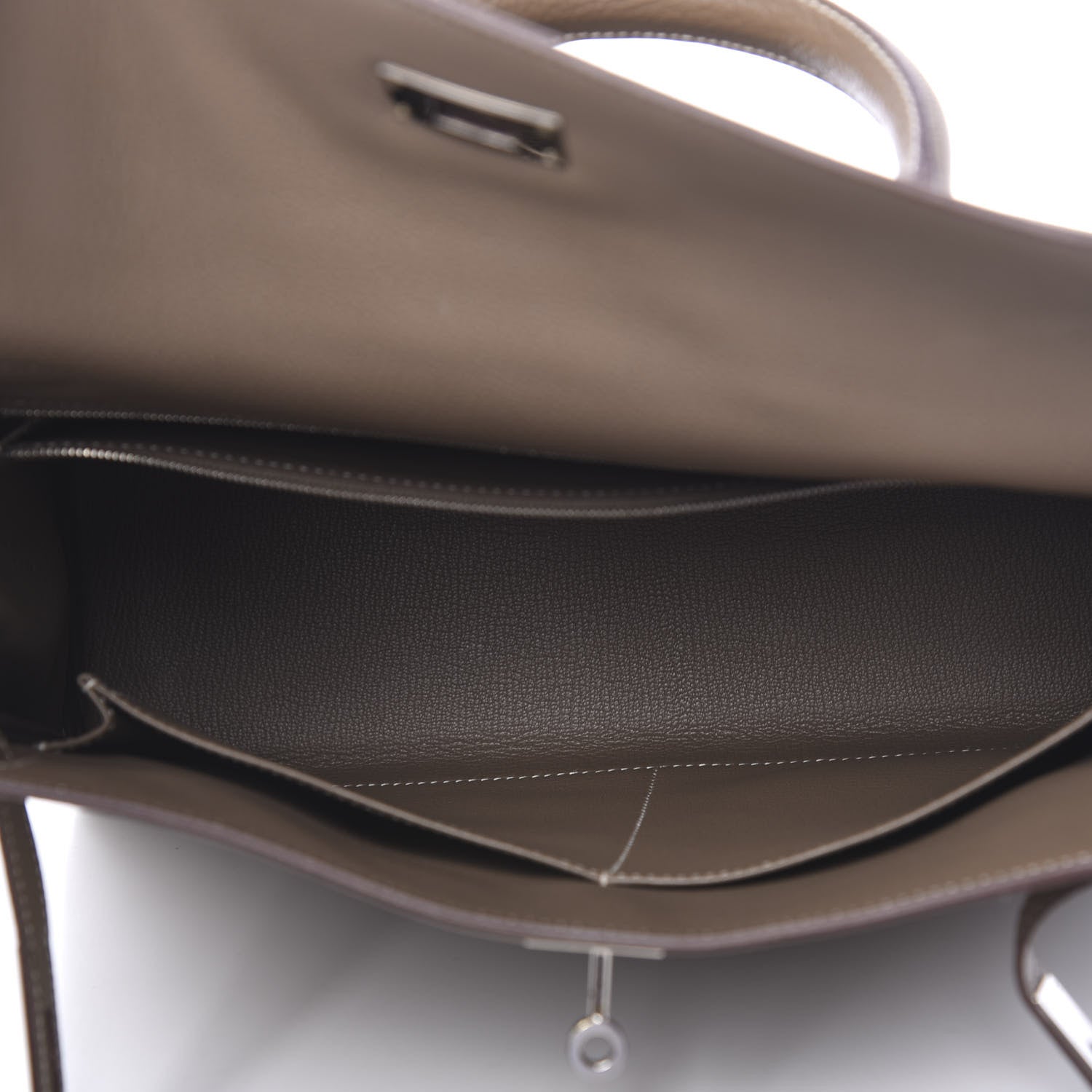 Hermes Togo Kelly Retourne 32 Etoupe 4 of 10