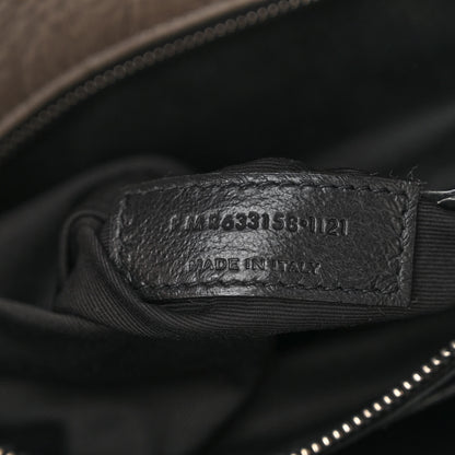 Saint Laurent Crinkled Calfskin Matelasse Monogram Medium Niki Chain Satchel Fog 7 of 11