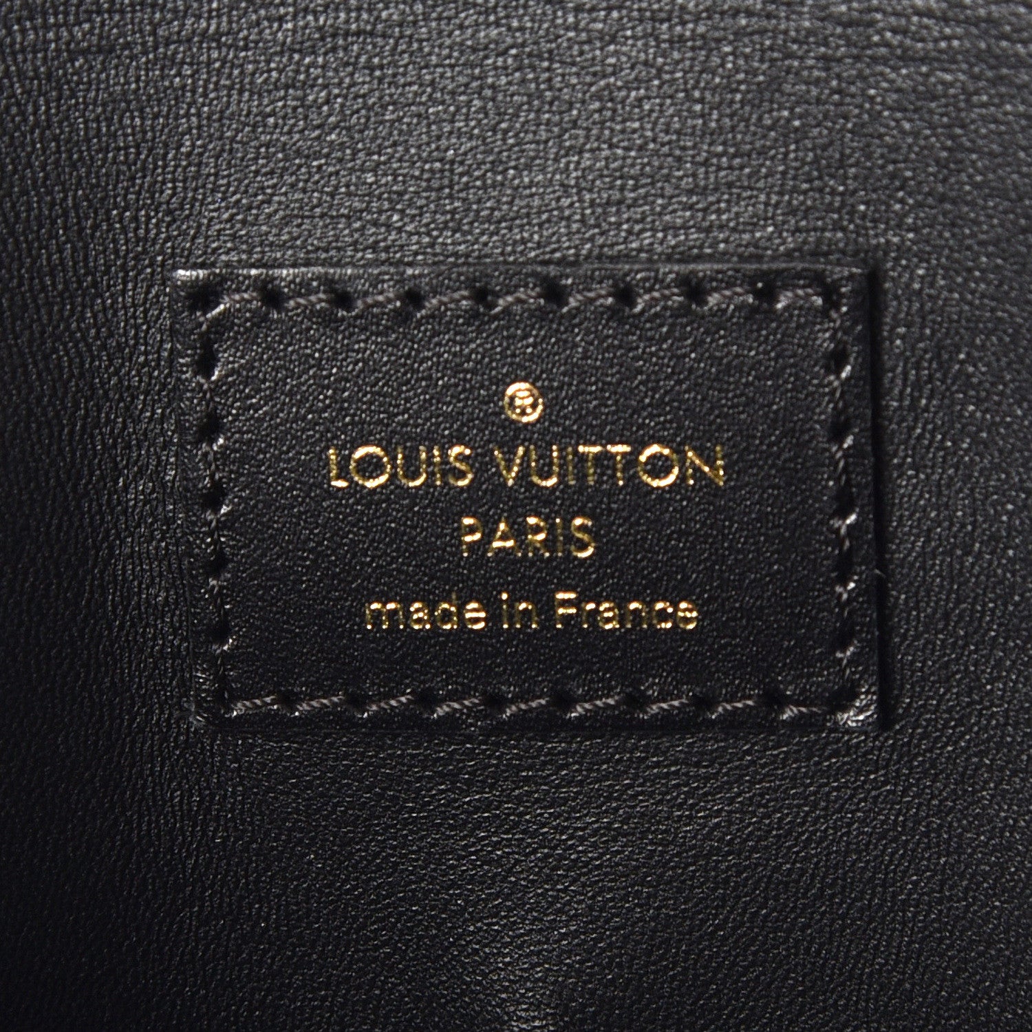 Louis Vuitton Glazed Calfskin Sac Triangle PM Black 8 of 14