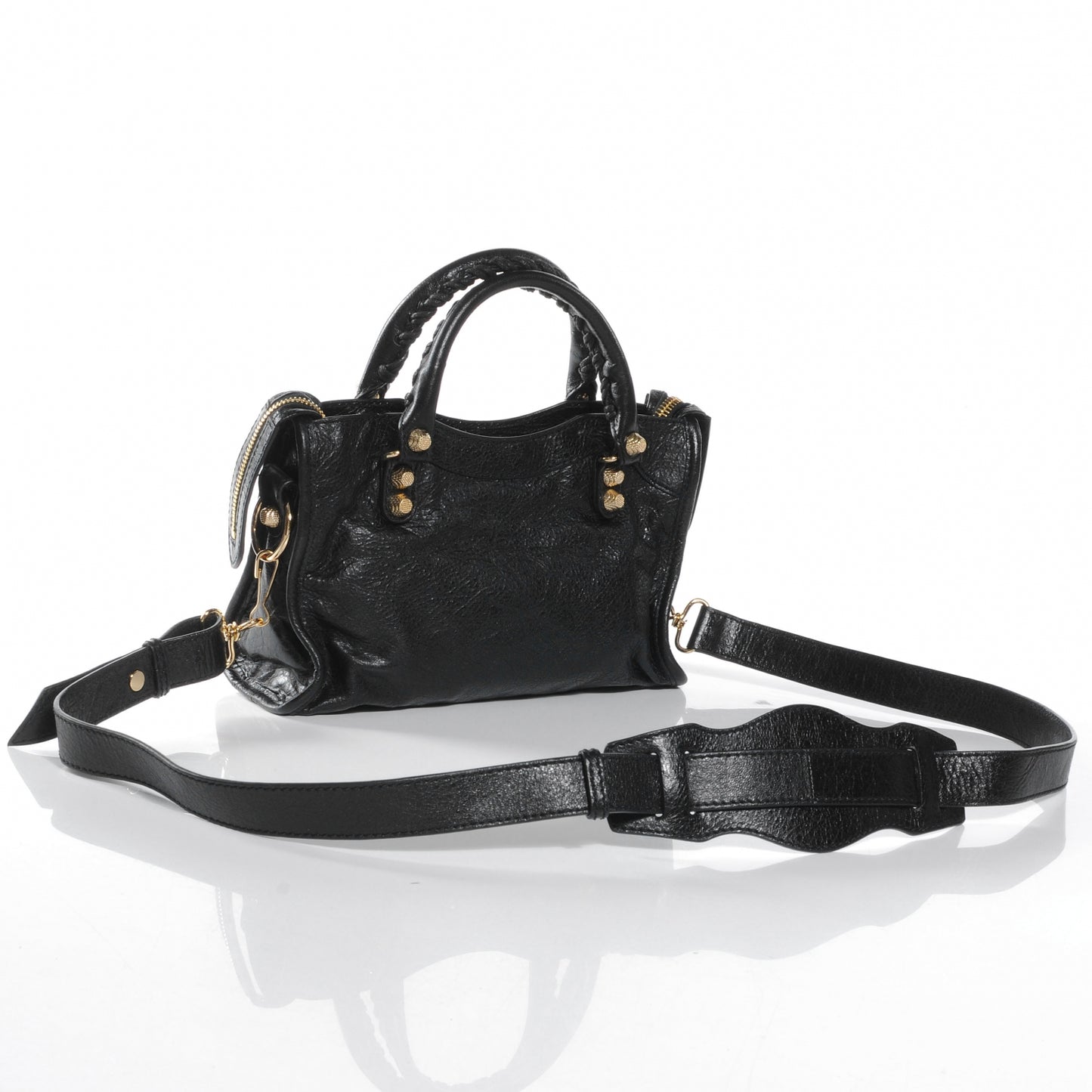 Agneau Giant 12 Gold Hardware Mini City Black