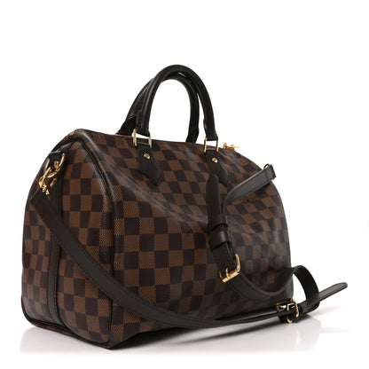 Louis Vuitton Damier Ebene Speedy Bandouliere 30 3 of 10