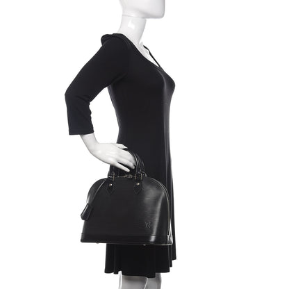 Louis Vuitton Epi Alma PM Black 2 of 11