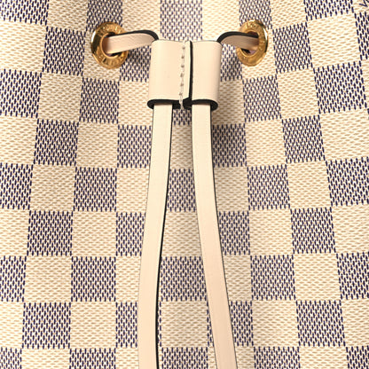Louis Vuitton Damier Azur Braided Neonoe BB Pink 8 of 12