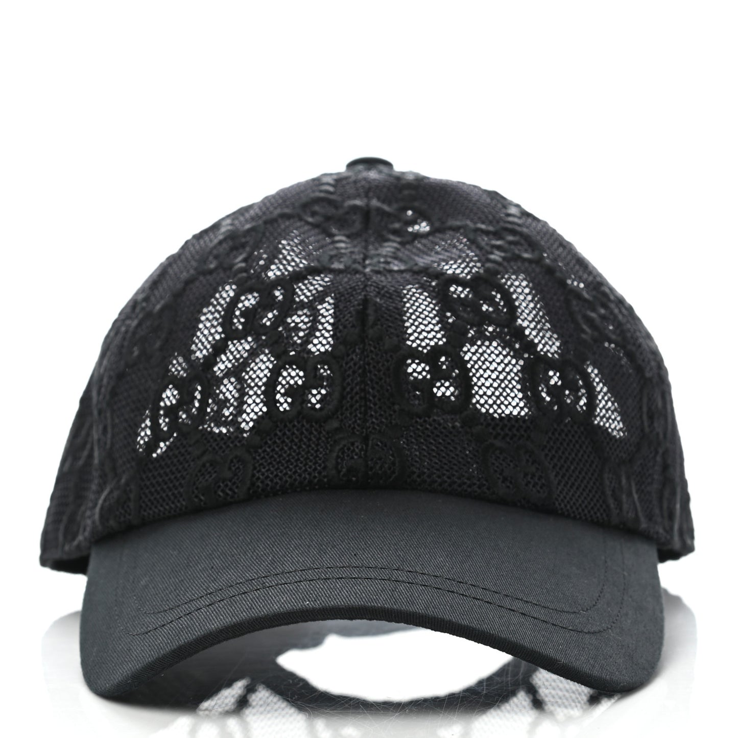 GG Net Embroidered Baseball Hat M Black