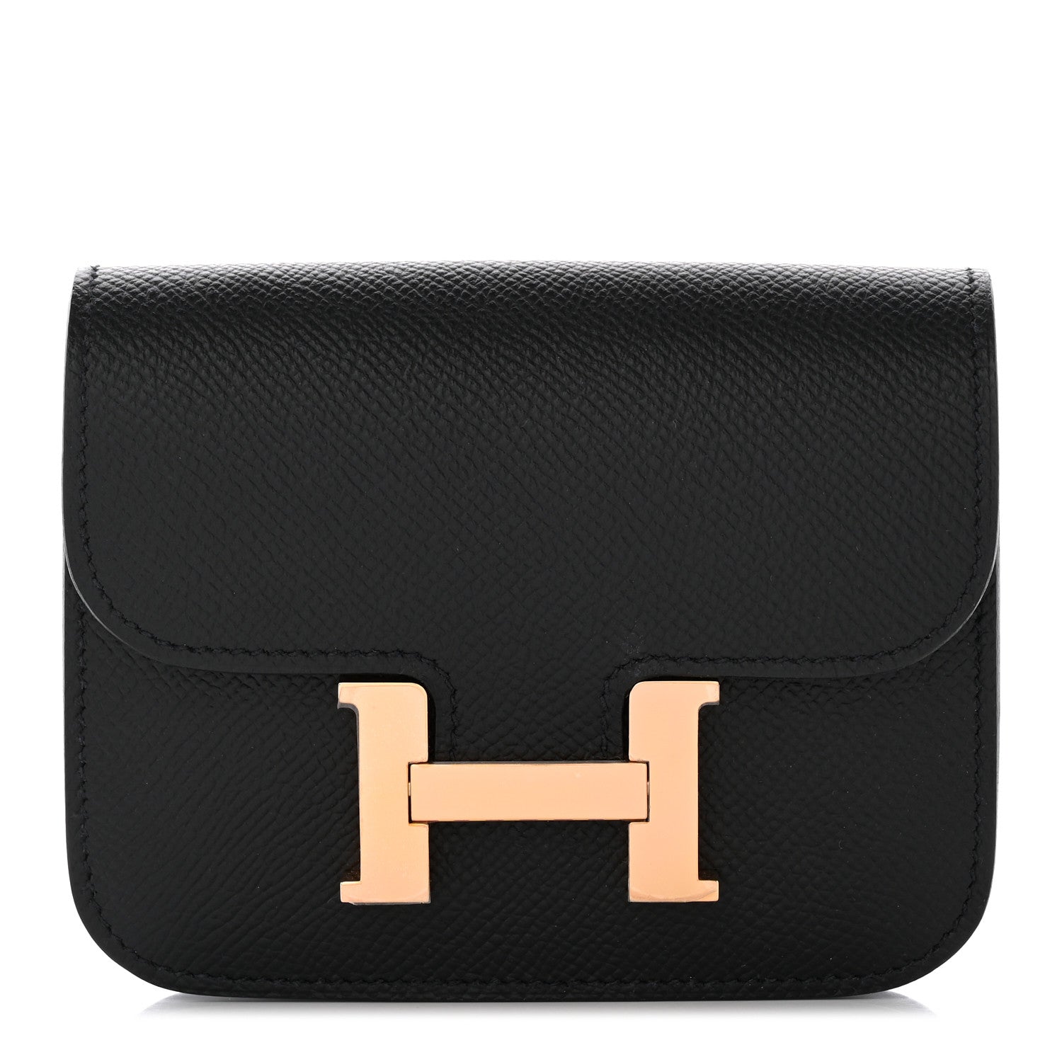 Hermes Epsom Constance Slim Wallet Black 1 of 11