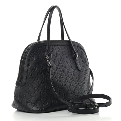 Gucci Guccissima Medium Dome Bag Black 2 of 11