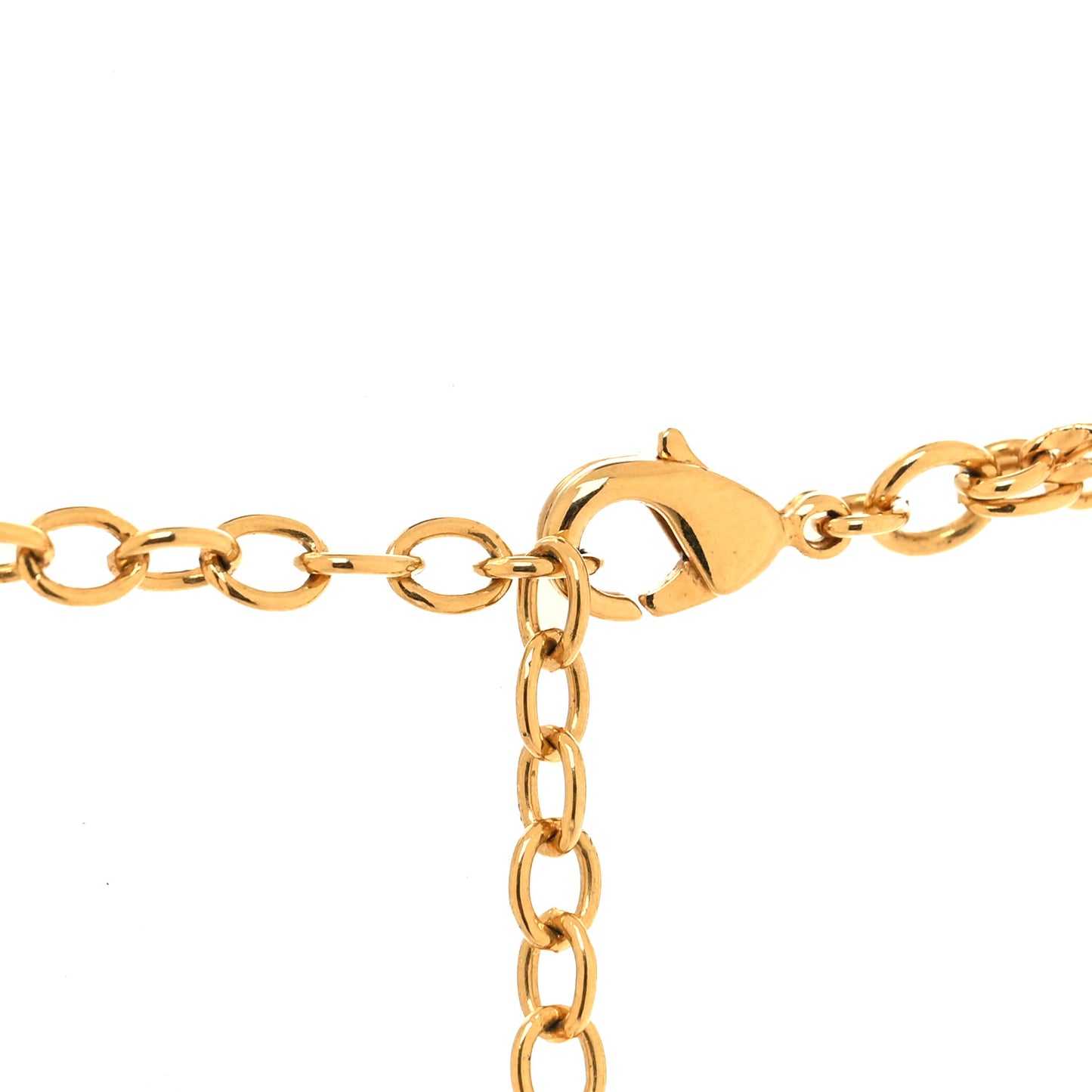 Metal Blooming Strass Necklace Gold