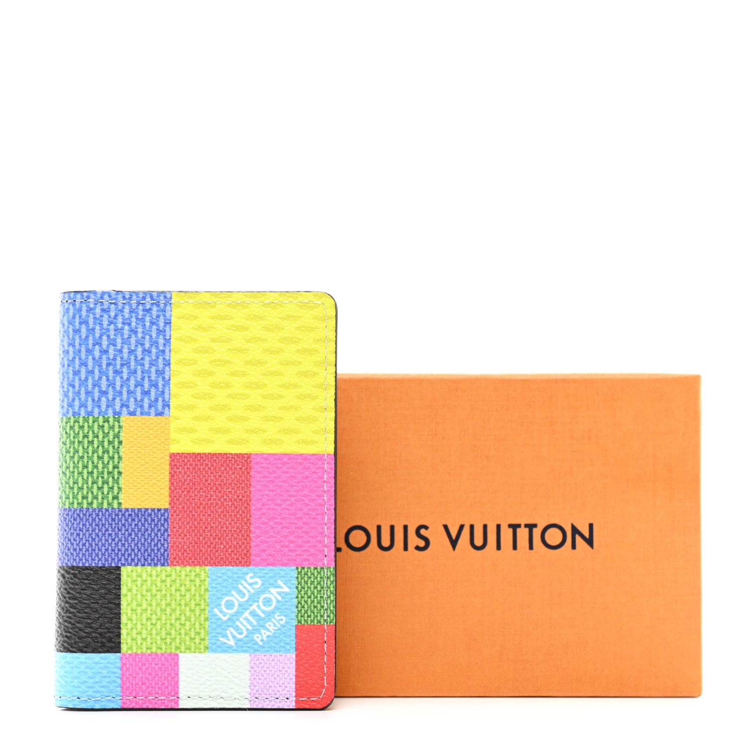 Louis Vuitton Damier Graphite 3D Pocket Organizer NM Multicolor