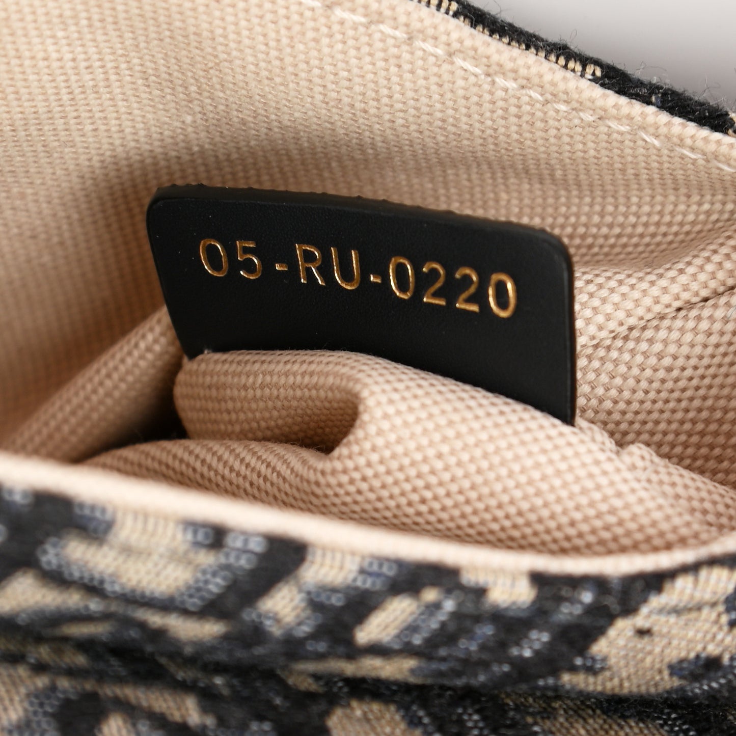 Oblique Mini Saddle Bag Blue