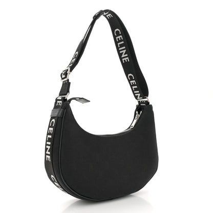 Celine Nylon Ava Shoulder Bag Black 3 of 10