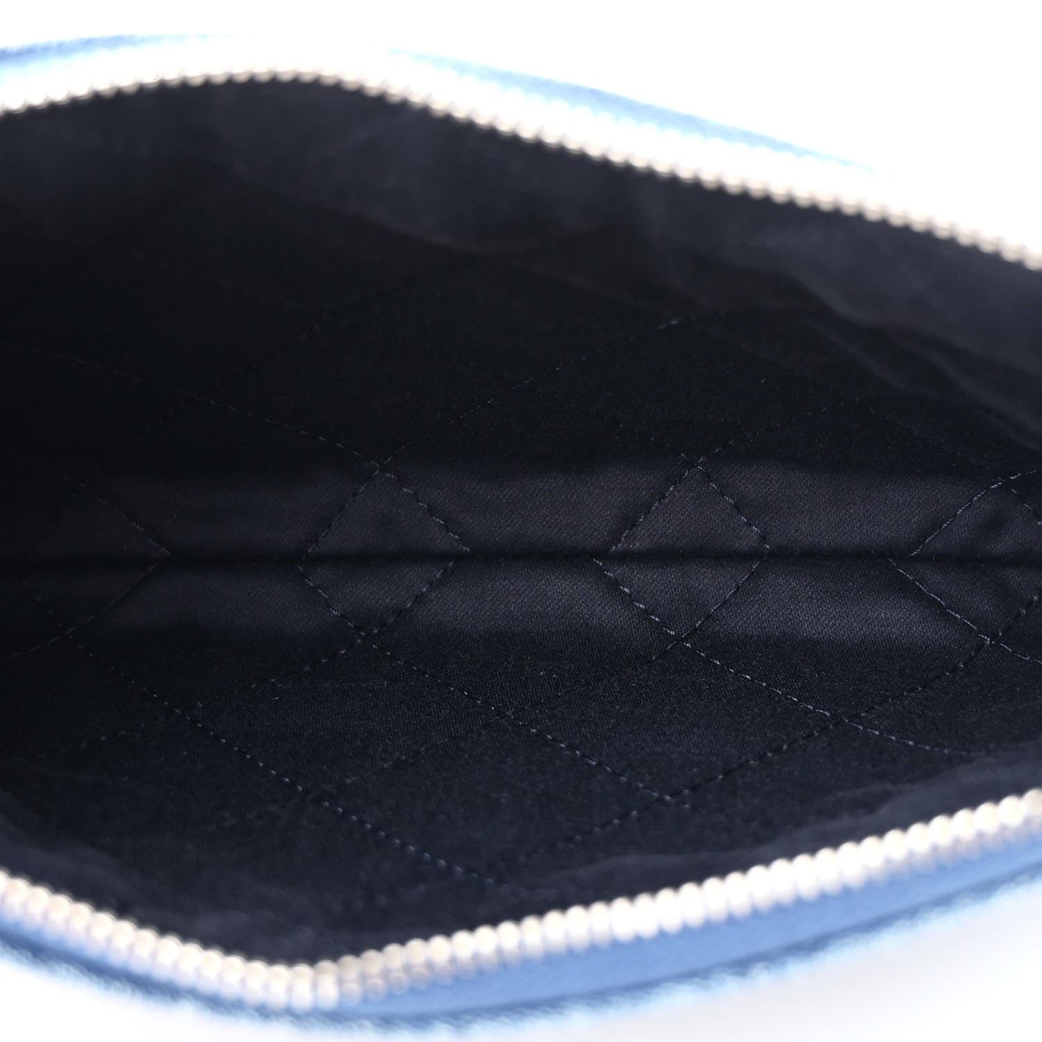 Chanel Denim Quilted Stitched Small Chanel 22 Blue 7 of 11