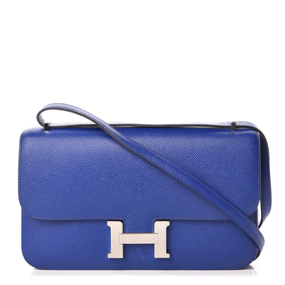 Hermes Epsom Constance Elan 25 Bleu Electrique 1 of 9