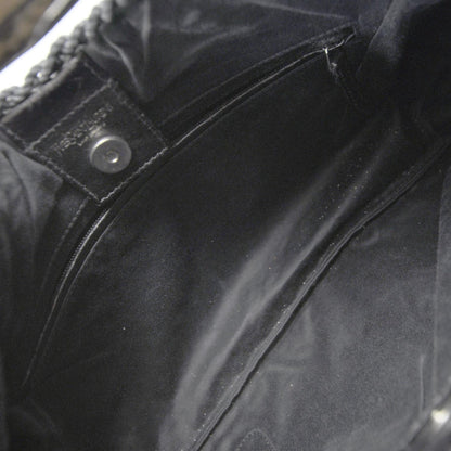 Saint Laurent Woven Straw Mombasa Black 7 of 9