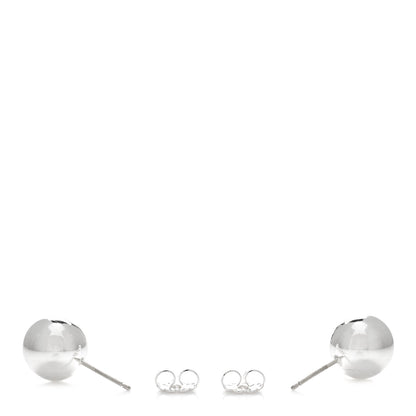 Tiffany Sterling Silver 10mm HardWear Ball Earrings 3 of 4