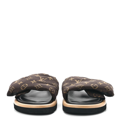 Louis Vuitton Nylon Monogram Pool Pillow Comfort Mule 40 Cacao Brown 2 of 9