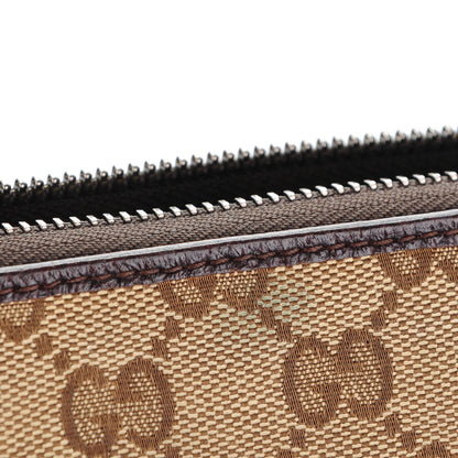 Gucci Monogram Metal Bar Zip Around Wallet Dark Brown 8 of 8