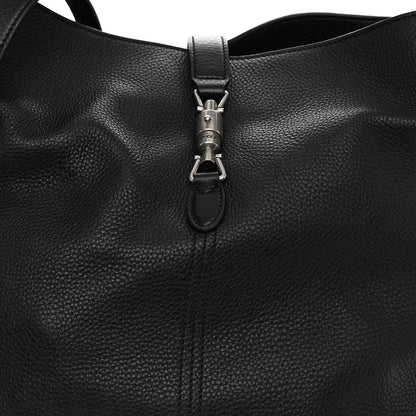 Gucci Soft Grained Calfskin Small Jackie 1961 Shoulder Bag Black 8 of 10