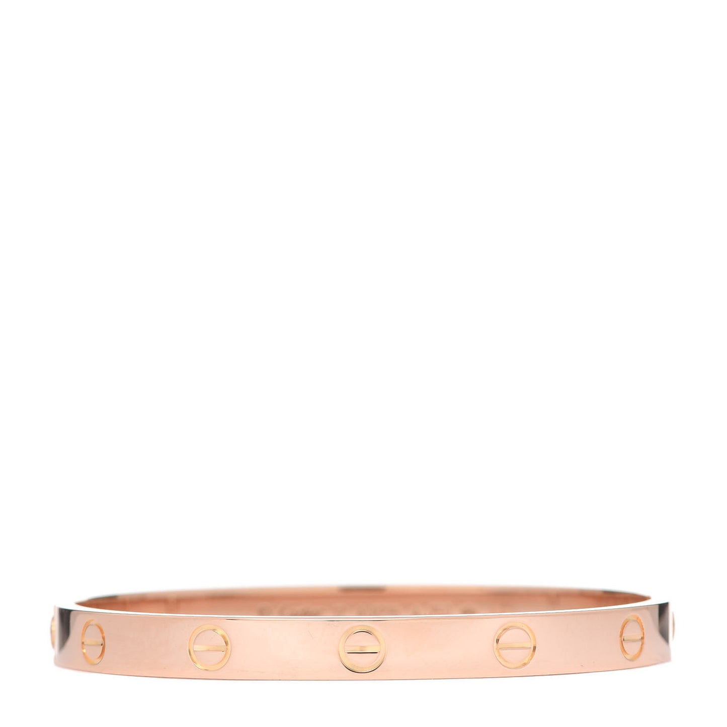 18K Pink Gold LOVE Bracelet 17