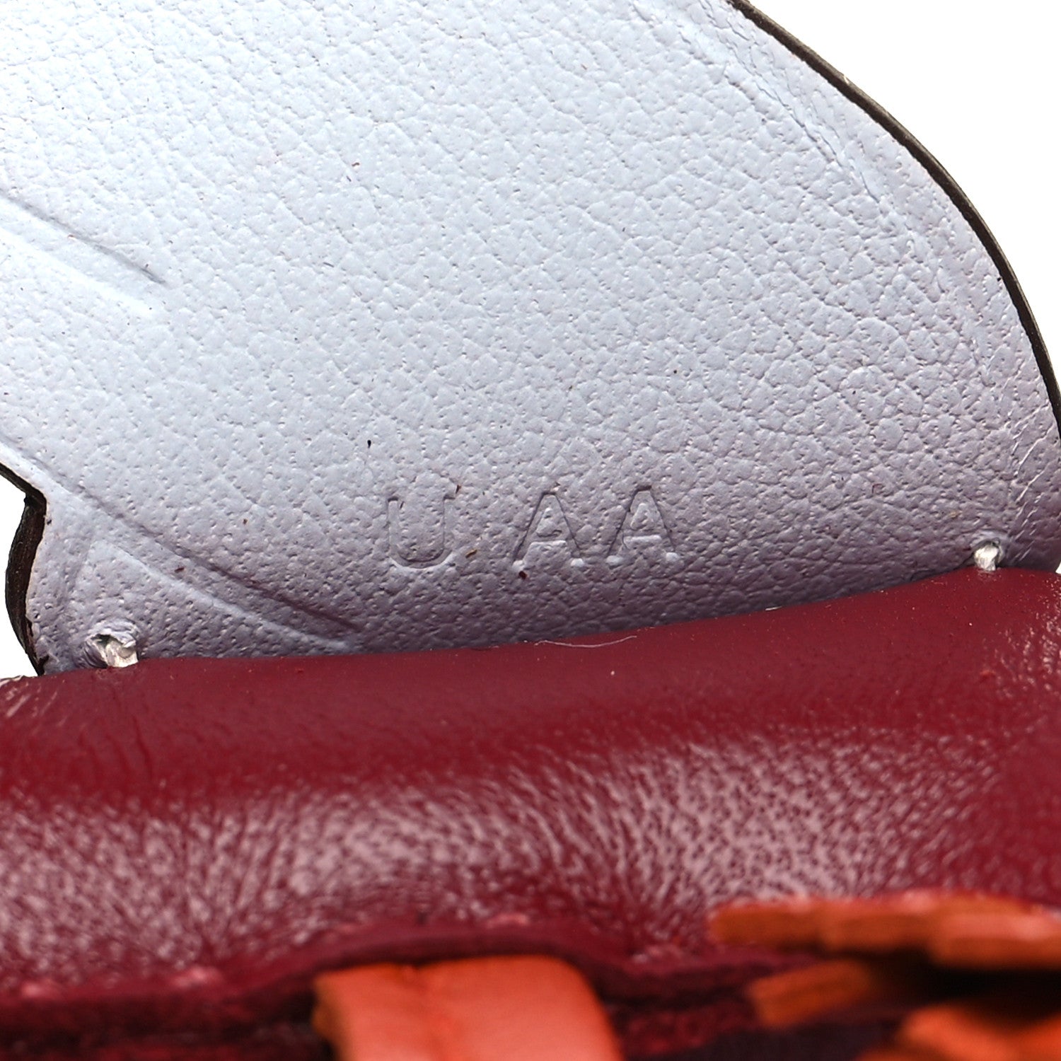 Hermes Milo Lambskin Grigri Rodeo Pegase Horse Bag Charm PM Rouge Grenat Cornaline Bleu Brume 4 of 4